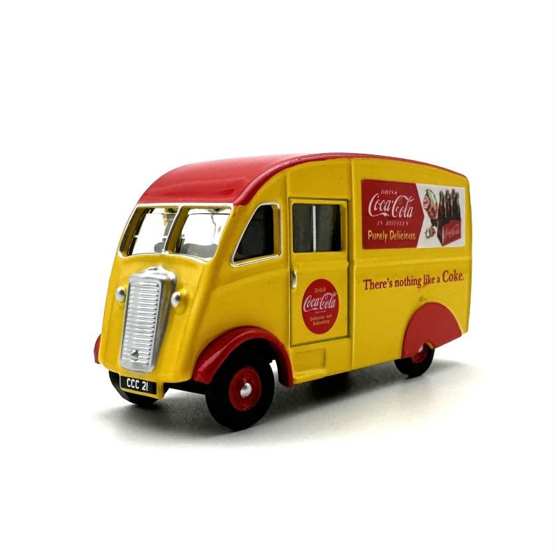 1:76 Scala Pressofuso In Lega Commer Q25 Coca Cola Truck 1956 Giocattoli Modello Di Auto Classici Adulti Nostalgia Regali Souvenir Display Statico