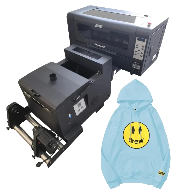 

30cm Temperature Control Portable Powder Set Roll Heat Convenient Textile T-shirt Direct-to-film Dtf Printing Machine