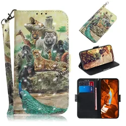 Luxurious Leather Stand Flip Wallet Phone Case - iPhone 15 (TD - D)