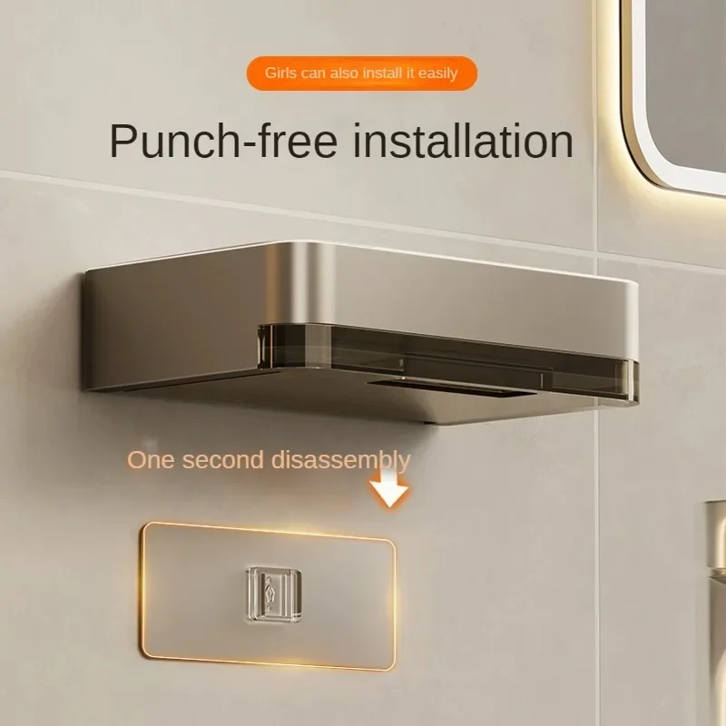 Description Picture 5 of itemAluminum Alloy Soap Holder Bathroom Soap Dish With Drain Water Wall Soap Dish Bathroom Accessories