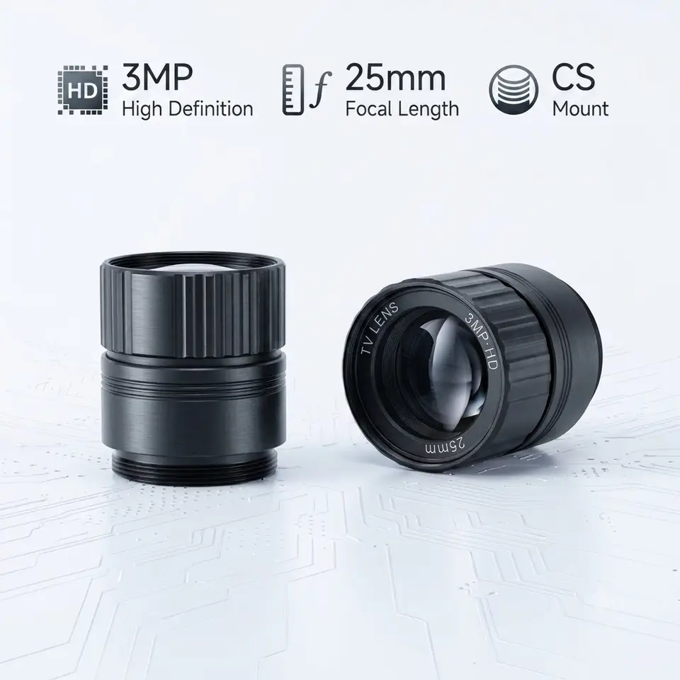 5MP CS Mount CCTV Lens 2.1mm 2.8mm 4mm 6mm 8mm 12mm 16mm 25mm Fixed Focal 650nm IR Filter Day Night Vision Security Camera Optic image 15