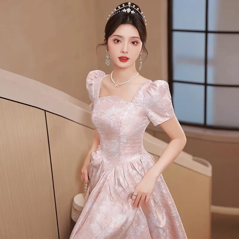 

New Sense Light Luxury Minority Temperament Banquet Adult Ceremony Host Art Exam Dress