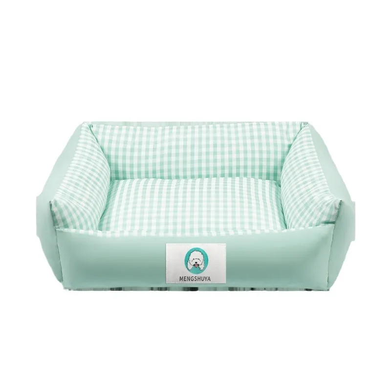 Dog Nest Checkered Square Pet Nest Dog and Cat Sleeping Mat Comfortable Seasonal Pet Mat Bed Mattress Bed Cat