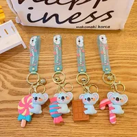 Cute Candy Koala Key Chain Cartoon Qixi Festival Bag Pendant Car Ornament Children's Pendant Gift 1