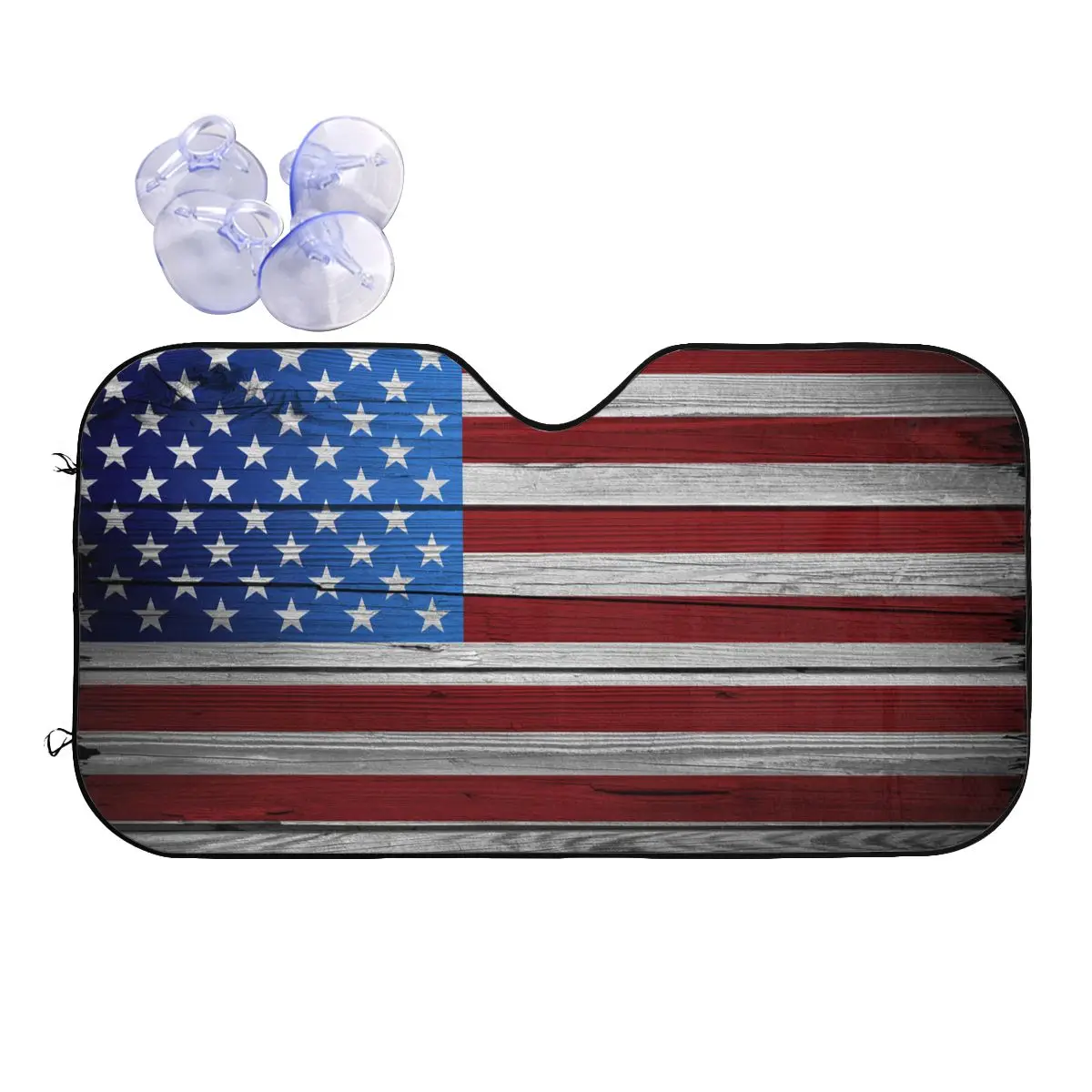 

American Fag Sunshade Windscreen Cute Cover Front Block Window 76x140cm Car Window Windscreen Cover Solar Protect