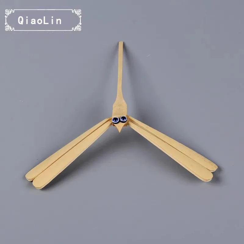 Handmade Bamboo Dragonfly Butterfly Decor - Handcrafted Animal Ornament, Nature Home Decor, Garden Craft Gift