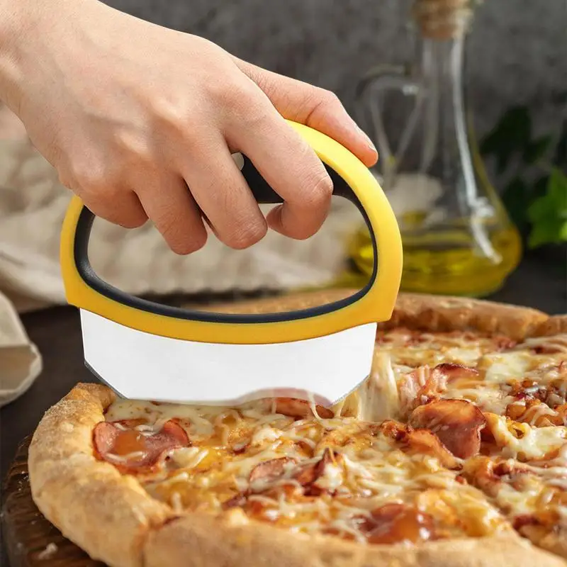 

Stainless Steel Pizza Cutter Super Sharp Food Chopper Blades For Pizza Cheese Vegetables Pastry Dough Spices Kitchen Accessories