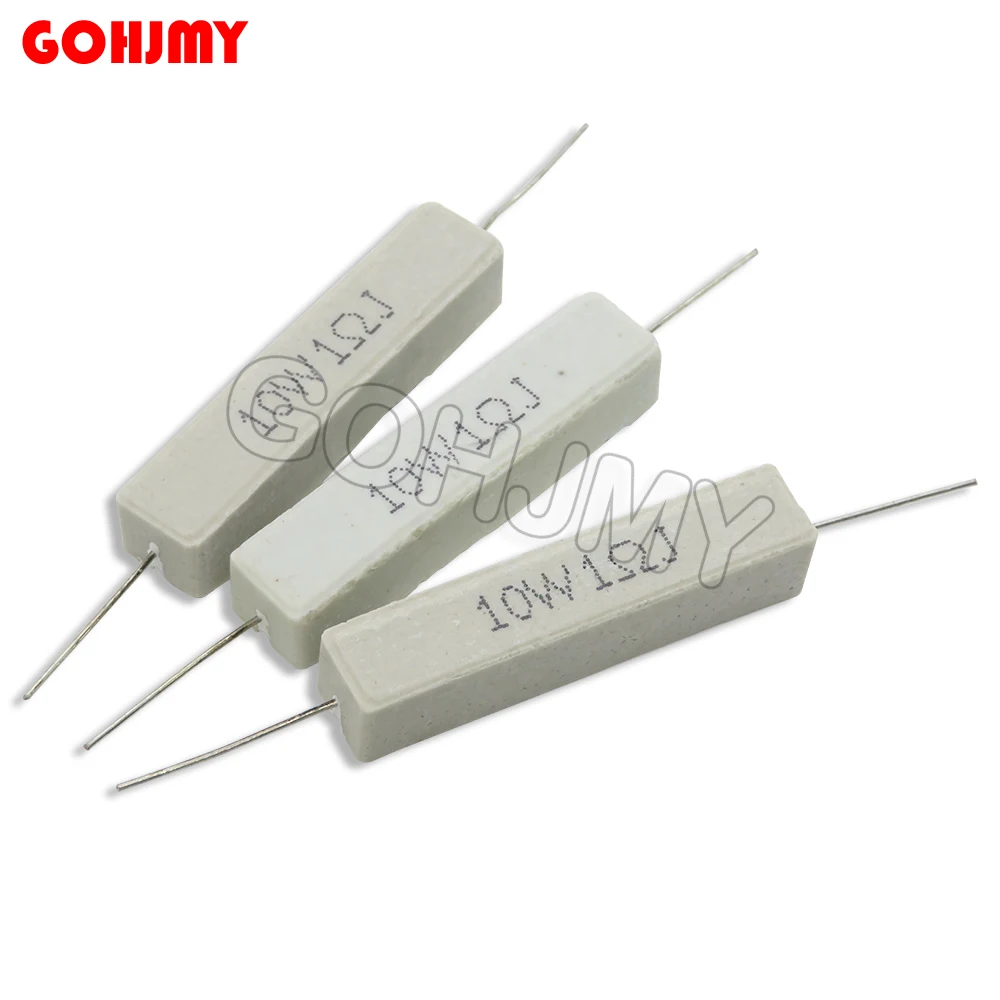 Cement Resistance 10PCS 0.1 ~ 10k ohm