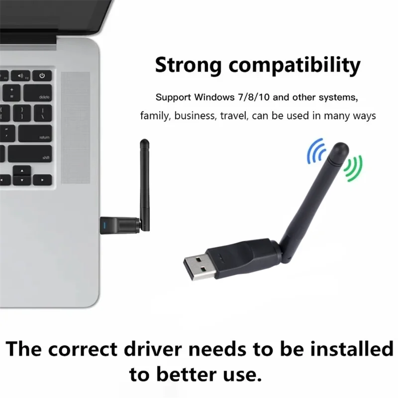 WiFi Adapter Wireless Network Card MT7601 USB WiFi Wireless Transmitter Set Top Box IPTV Receiver Dongle Network Card 802.11b/n/g