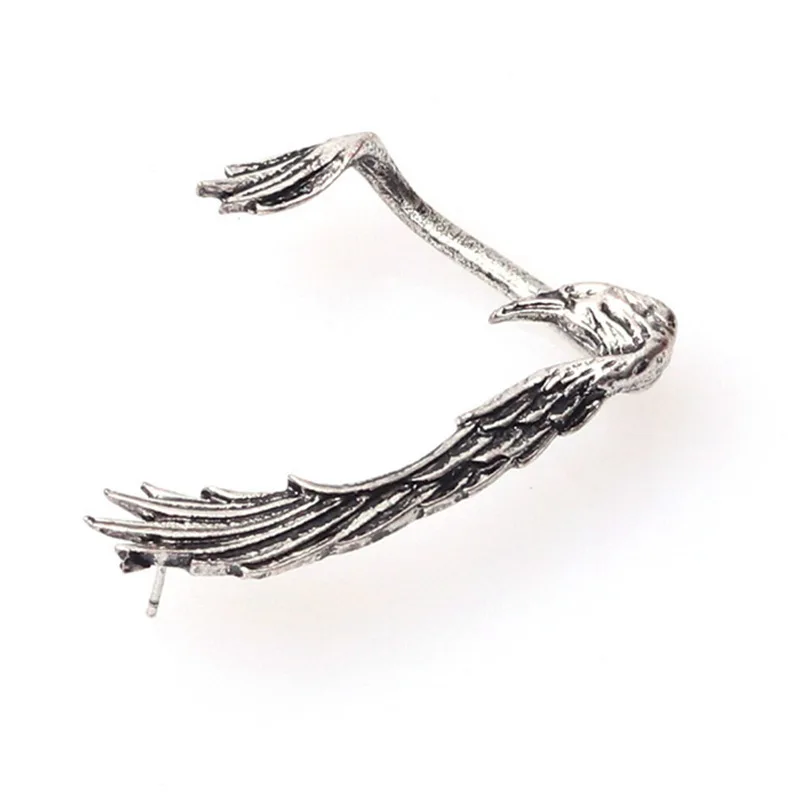 Gothic Punk Dark Style Dragon Ear Cuffs for Women Men Retro Raven Ear Cuff Earrings Fashion Jewelry 1pcs ear clip earrings clip earrings ear clip ear accessories