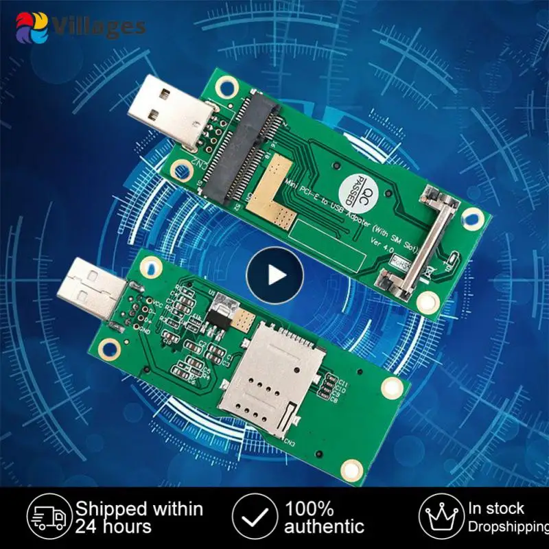 

Mini PCI-E к USB-адаптеру с слотом для SIM-карты 8pin для модуля WWAN/LTE