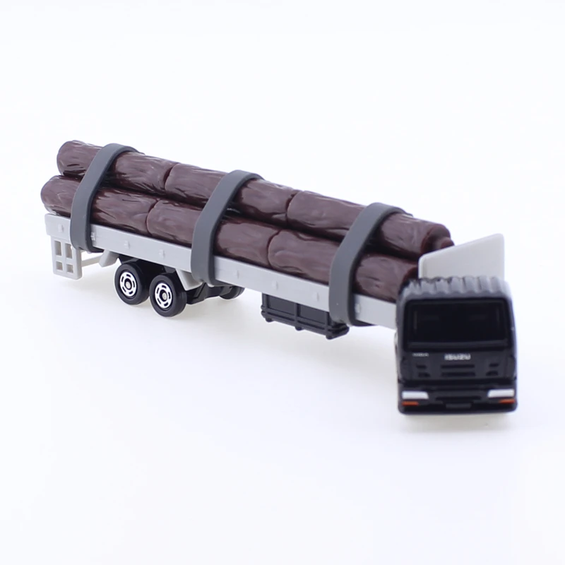 Takara Tomy 롱타입 Tomica No.125 이스즈 기가 목재 운송기, 합금 자동차 다이캐스트 금속 모델, 어린이 장난감, 소년