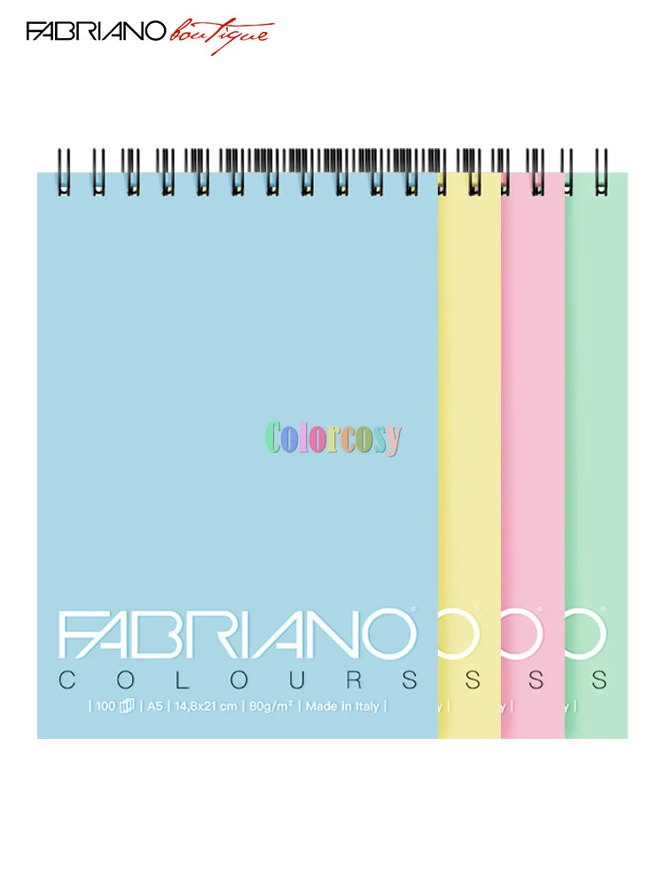 Fabriano spiral Notebook, A4/A5 Thick Plastic Translucent Frosting  Hardcover blank Paper 100 Sheets Journals for Study and Notes - AliExpress