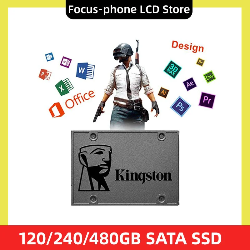 

SSD Kingston A400 Disco 120gb 240gb 480 960gb Internal Solid State Drive SATA III 2.5 inch HDD Hard Disk HD for Notebook Desktop