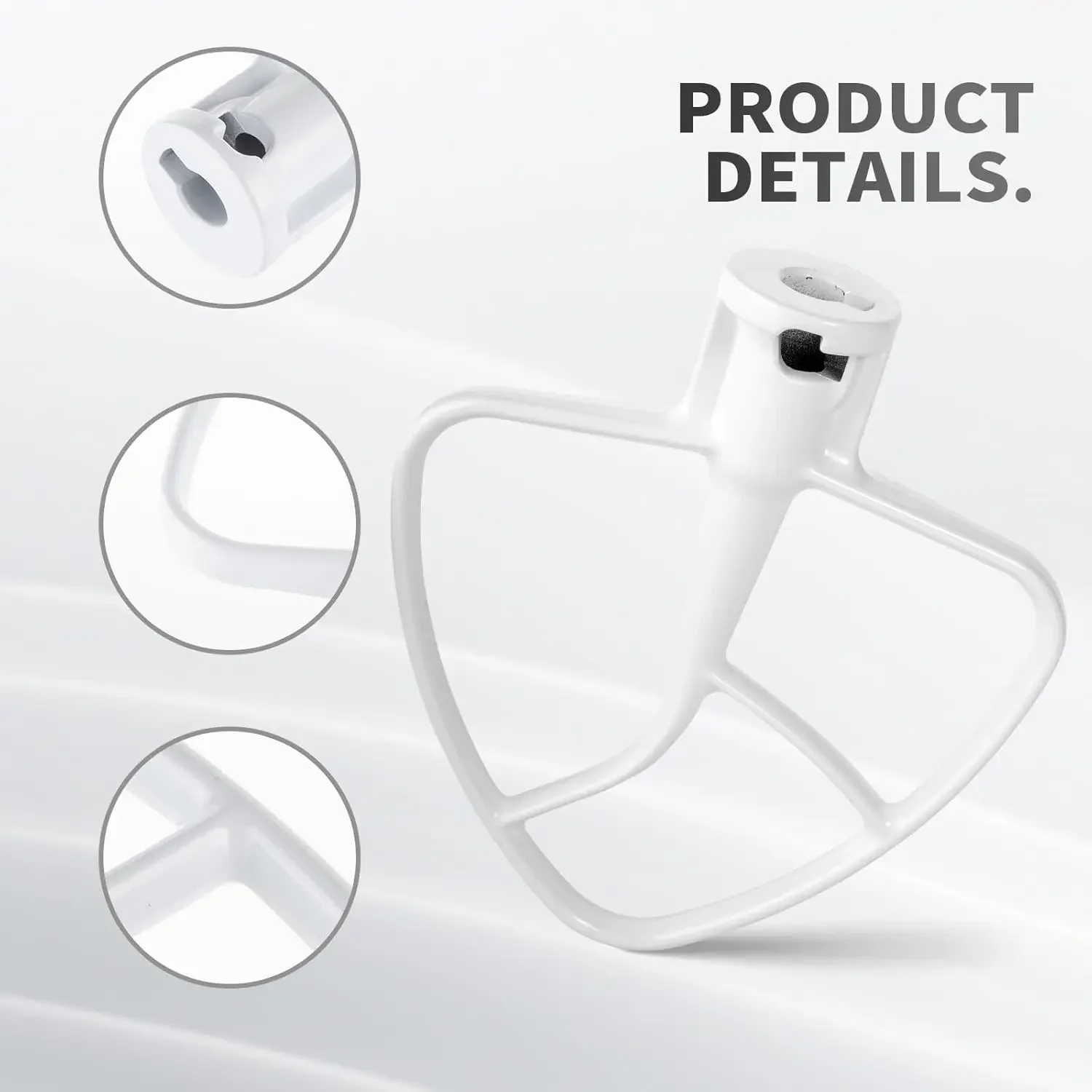 For Kitchenaid 4.5-5 Quart Stand Mixers Aluminum Spray Flat Beater, 5QT Tilt Head Stand Mixer KSM90, K45
