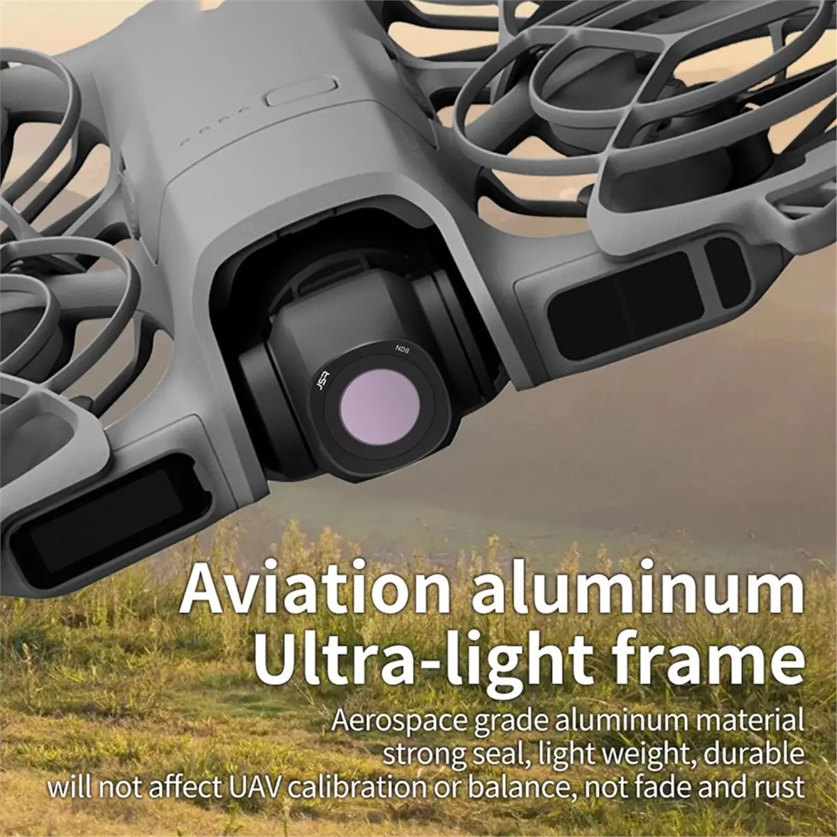 N05R JSR 6종 카메라 필터 세트 (UV, CPL, ND8, ND16, ND32, ND64) DJI NEO 2 핸드헬드 드론 필터 액세서리