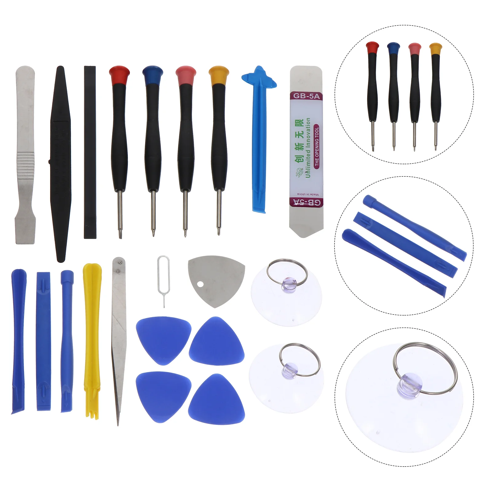 

22PCS/Set Mobile Phone Screen Repair Tools Phone Repair Tool Kit Opening Prying Tool Kit Repair Tool Phone Repairing Kit Tablet