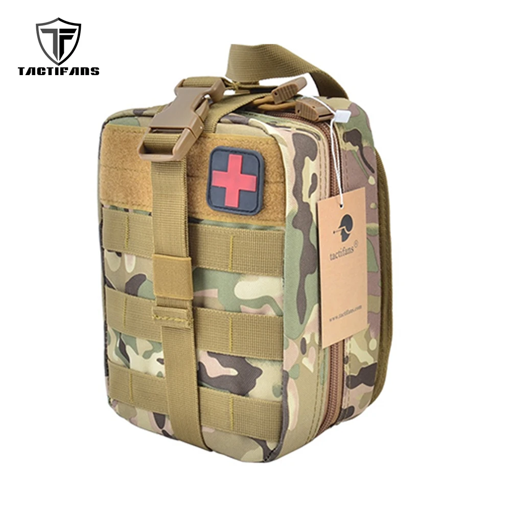 

Tactical First Aid Kit Pouch IFAK Portable Bag Molle Hook Loop Medical EMT Emergency EDC Patch Survival Military Hunting Bags