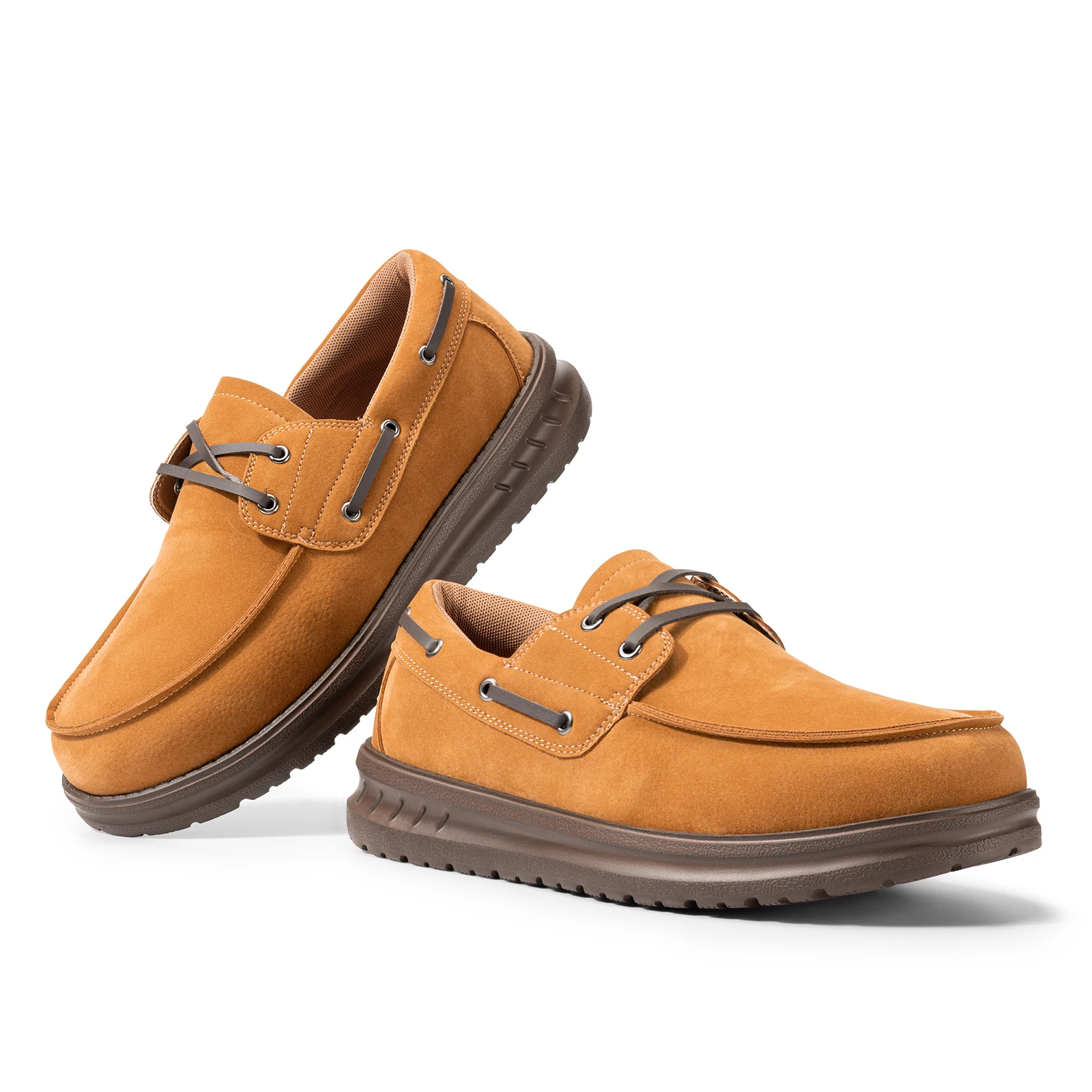 FitVille Men's Shoes Slip-on Loafers Casual Business Shoes Extra Wide Last for Swollen Feet Plantar Fasciitis Relief Pain 2