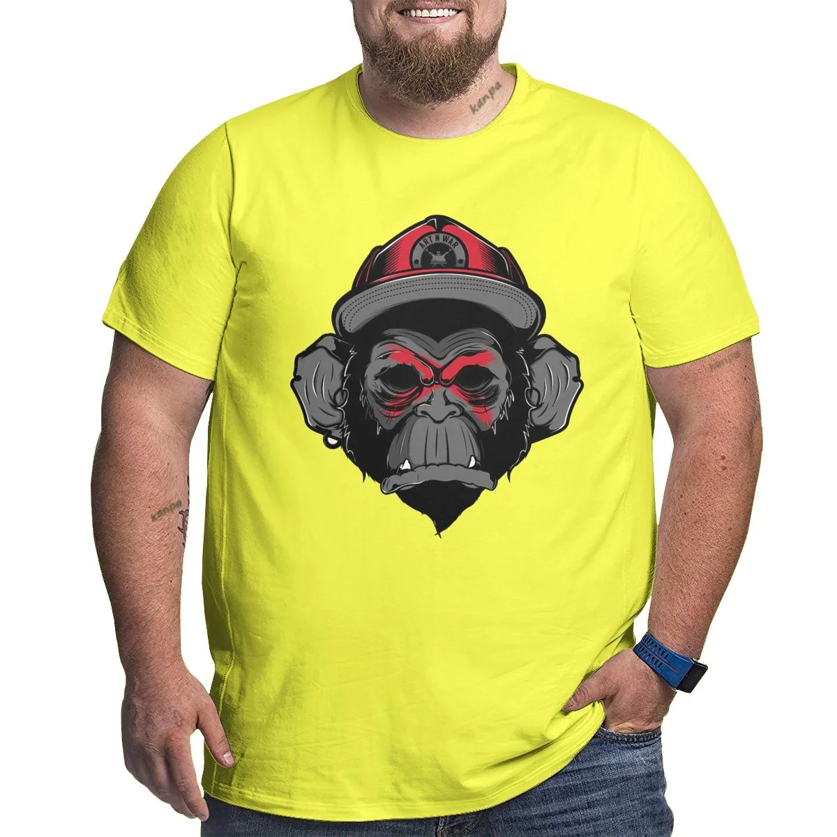 

Футболка мужская большого размера, модная брендовая футболка из хлопка, с коротким рукавом, размеры до 5XL