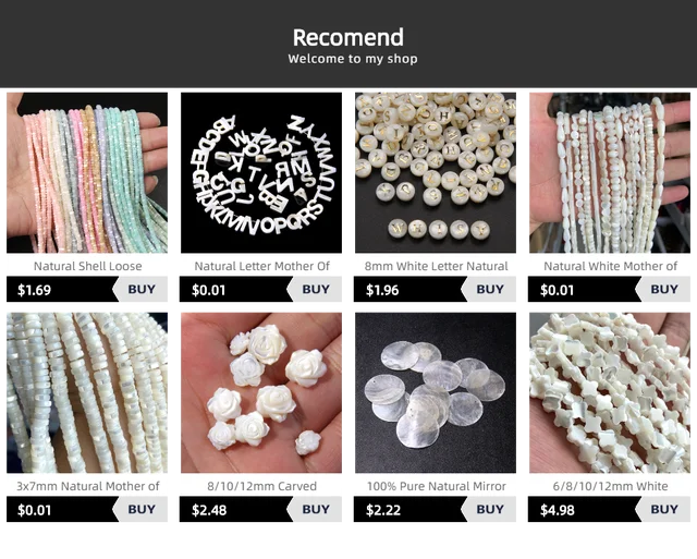 Buy Wholesale China Shell Beads Natural Colorful Mother Of Pearl 3*4mm For  Jewelry Making Necklace Bracelet & Shell Beads Natural at USD 2.48