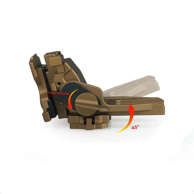 L4G24 NVG Helmet Mount for PVS15/18/31-Quick Release Aluminum Tactical Night Vision Goggles Adapter
