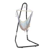 Adjustable Hammock Chair Stand Only - 79-Inch to 93-Inch Tall Hanging Chair Stand - Heavy-Duty 330-Pound Weight Capacity 6