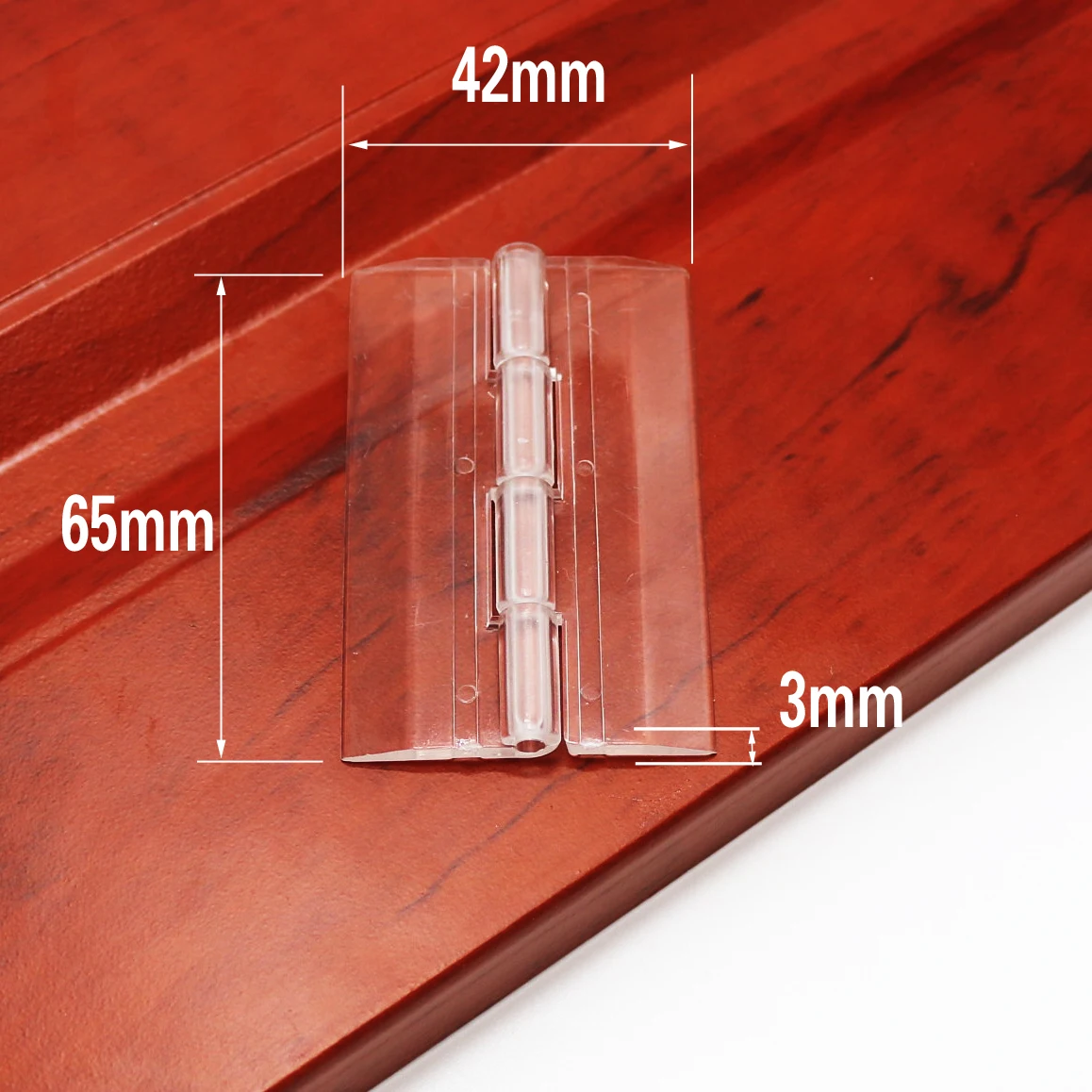 Furniture Hinge 10Pcs 25X33 30X33 38X45 65x42 Plastic Folding Hinges Transparent Plexiglass Hinge Durable Clear Acrylic