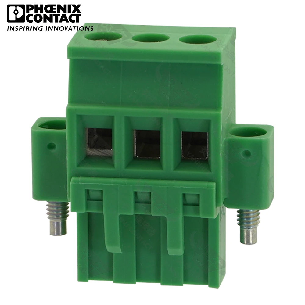 

5.0mm Original Genuine Phoenix Contact Connector PCB Pluggable PLUG-IN Terminal Block 3 Pin MVSTBR 2.5 STF 5.0 1835481 12A 320V