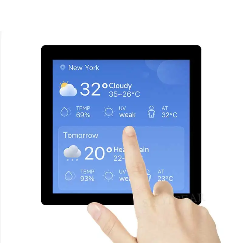 ����� ���� ���� 2 RP2350 4��ġ LCD ���� ���� CAN RS485 QMI8658 4��ġ 480x480 ��ġ��ũ�� ���÷��� LVGL HMI I2C ����