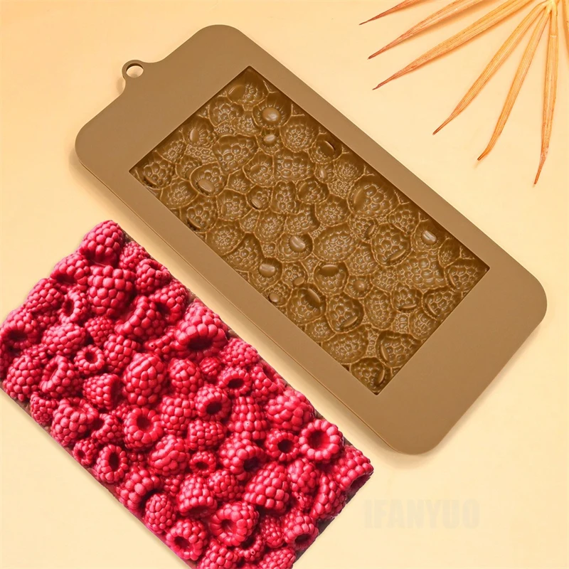 Flower Raspberry Cherry Silicone Mold for Chocolate Chunks Candy Baking Tools Kids DIY ... - SKU FSM02159 - UGI Packaging