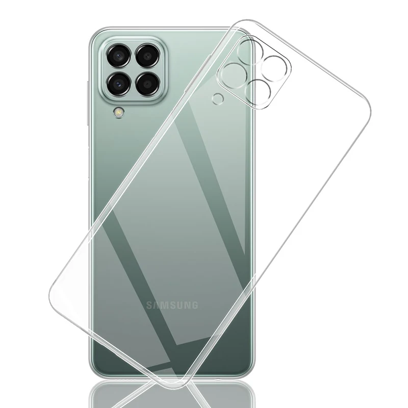 Ultra Thin Shockproof Clear TPU Phone Case - Soft Transparent Silicone Back Cover Housing