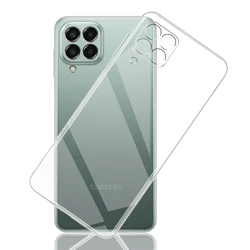 Ultra Thin Shockproof Clear TPU Phone Case - Soft Transparent Silicone Back Cover Housing - Samsung M23 5G (Clear)