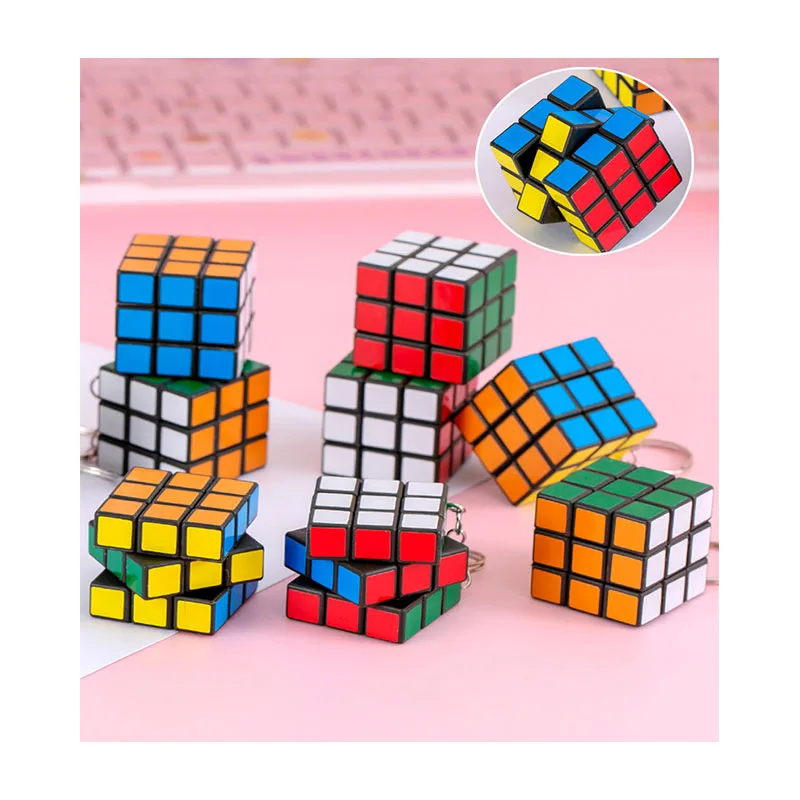 Set Di 24 Mini Cubi Magici 3x3 – 3 Cm Di Lato, Colori Vivaci, Plastica Ecologica, Gioco Da Viaggio E Regalo Per Bambini