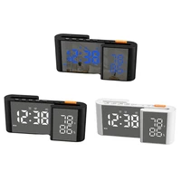 Functional Digital Alarm Clock With Alarms And Full Date Time And Temperature Display Functionality Home Table Clock 2