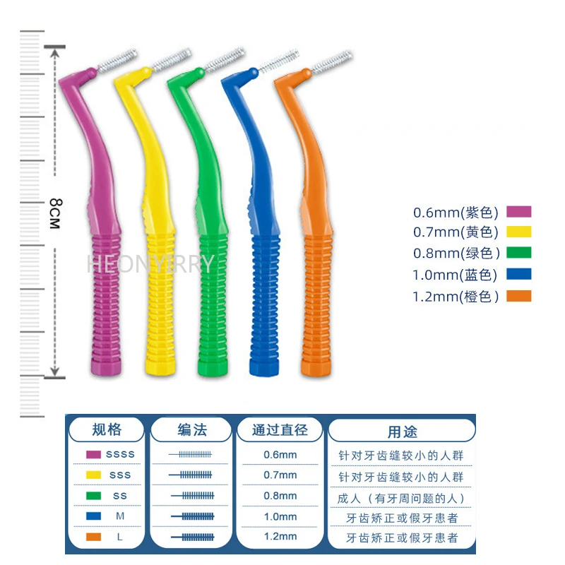 Interdental Brushes Orthodontic Toothpick 10PCS