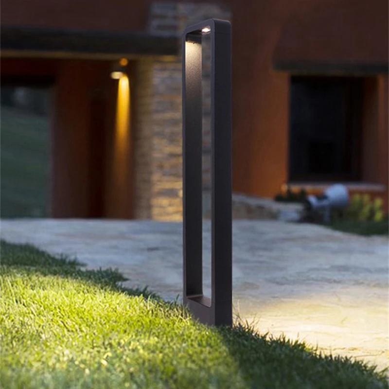 Outdoor Waterproof IP65 10W LED Garden Lights New Style Aluminum Pillar Garden Path Square Landscape Lawn Light AC85-265V Creativity