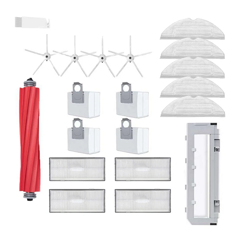

For Roborock S7 Maxv Plus S7 Maxv Ultra G10S Pro Main Side Brush Hepa Filter Mop Cloth Vacuum Cleaner Spare Parts Parts