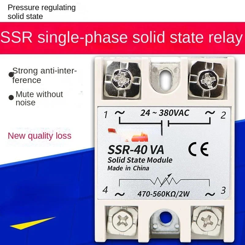 

Solid State SSR-10VA10A 25va 40va60va 80va 100va Voltage Regulating Solid State Relay