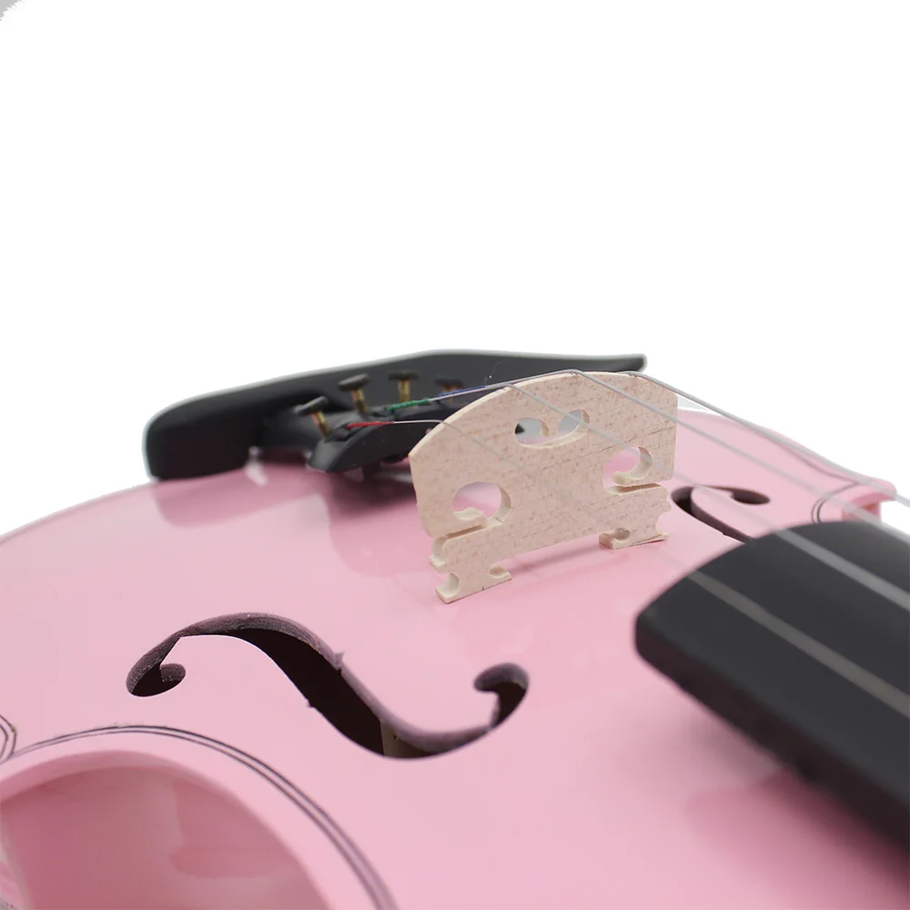 4/4 Violin Solid Wood Violin Set with Case Accessories Professional Stringed Instruments for Practice