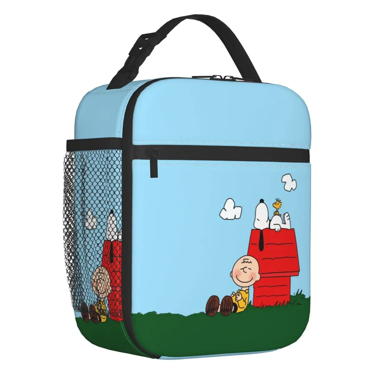 thumbnail image 1 of Fiambrera portátil personalizada S-Snoopys para mujer, multifunción, con diseño de animé Charlie Brown, bolsa térmica aislante para comida, para trabajo de oficina, 1 of 4