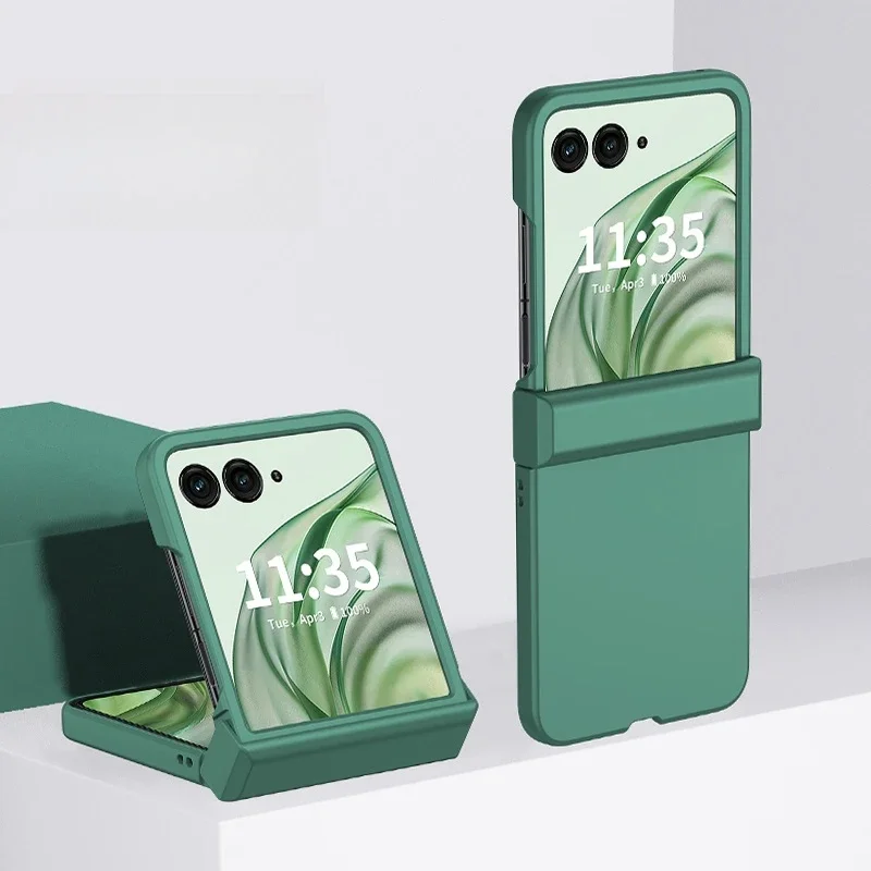 Luxury Hinge Protect Shockproof Phone Case - Slim Skin Friend Hard Flip Back Cover