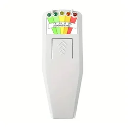 Enhanced LED EMF Meter with Magnetic Field Detection - Portable Paranormal Equipment Tester (White)