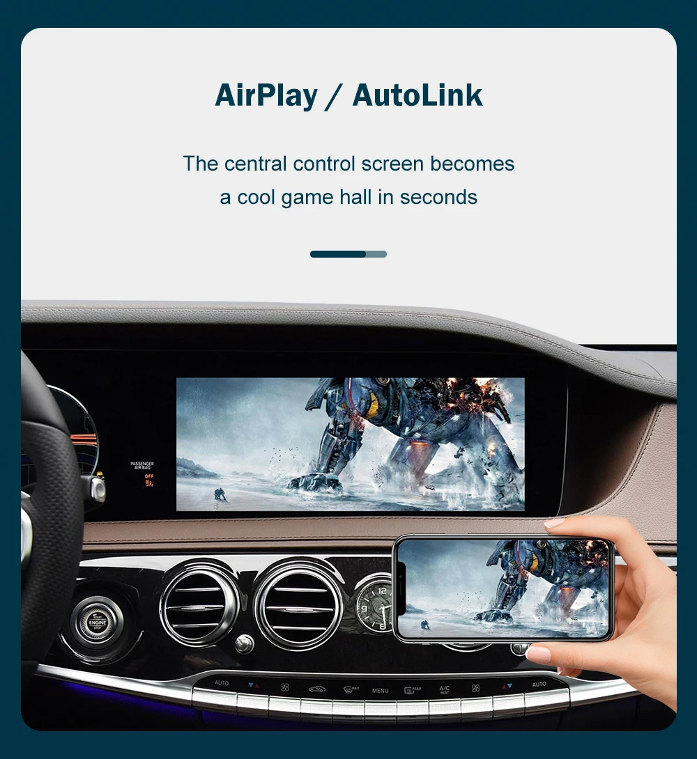 RoadTop Wireless CarPlay for Mercedes Benz S Class W222 Road Top