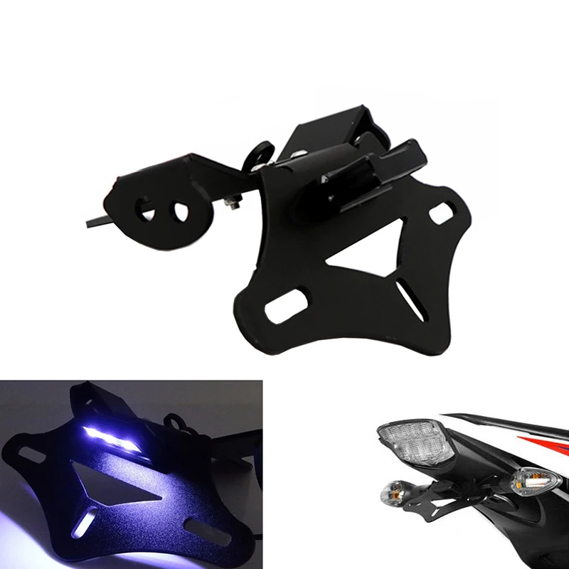 License Plate Holder For Bmw S1000rr 10-16 Motorcross Protect License Frame  Bracket With Led Light Motorbike Retrofit Accessory - Registration Plate  Holder - AliExpress