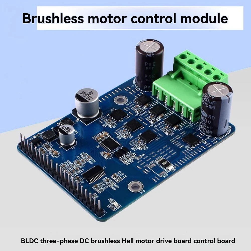 모터 레귤레이터 BLDC 삼상 DC 브러시리스 모터 컨트롤러 고전력 1600W 홀 모터 제어 드라이버 보드