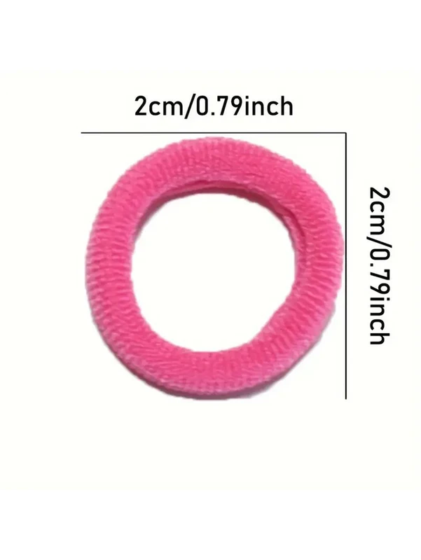 200-1000pcs Women Girls Colorful Nylon Elastic Hair Bands Ponytail Hold Small Hair Tie Rubber Bands Scrunchie Hair Accessories