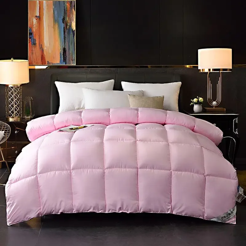 Duvet Comforter Goose Down Duck Quilt Winter Throw Blanket King Queen Full Size bed comforter