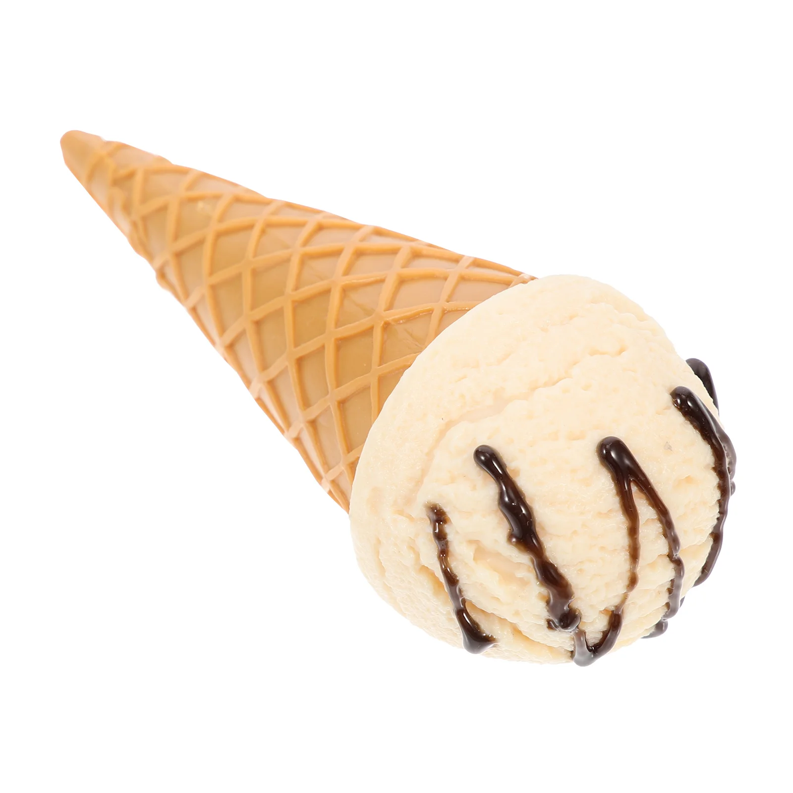Simulation Ice Cream Cone Prop Model Shop Display Props Lightweight Toy Pvc Party Favors Fake