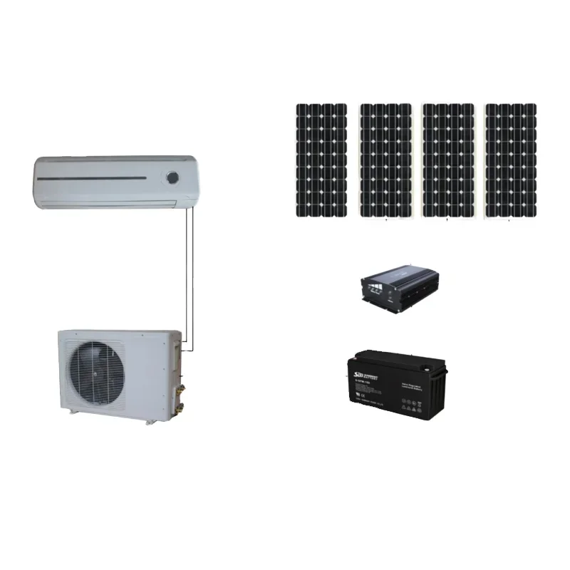 Air ConditionerDC 48V Grid Solar Air Conditioner For Use 9000BTU & 18000BTU Models